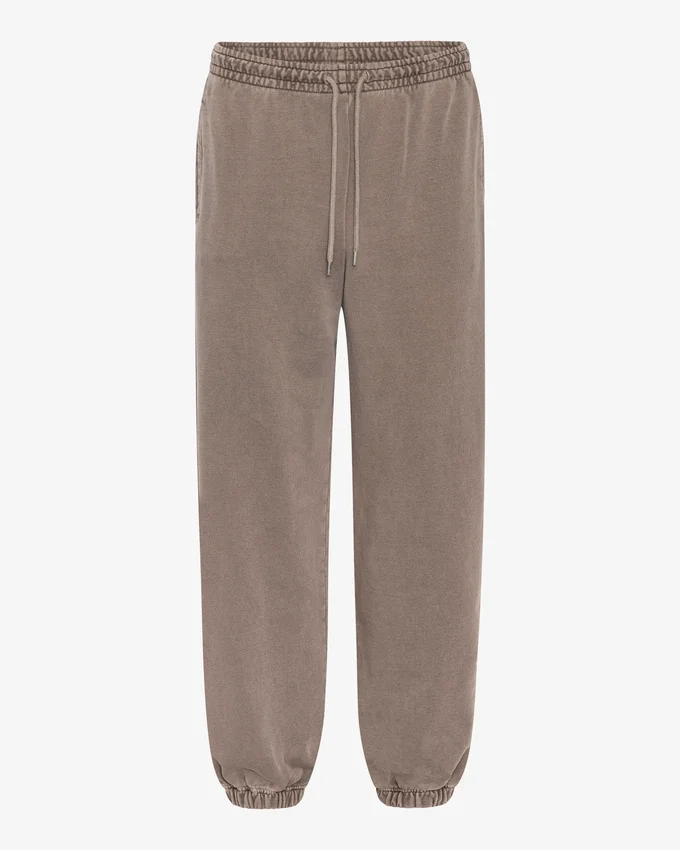 Pantalon de survêtement ample en coton bio - Kaki délavé