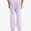 Pantalon de survêtement ample en coton bio - Lavande pâle