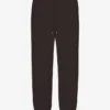 Pantalon de survêtement ample en coton bio - Marron café