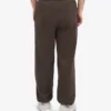 Pantalon de survêtement ample en coton bio - Marron café