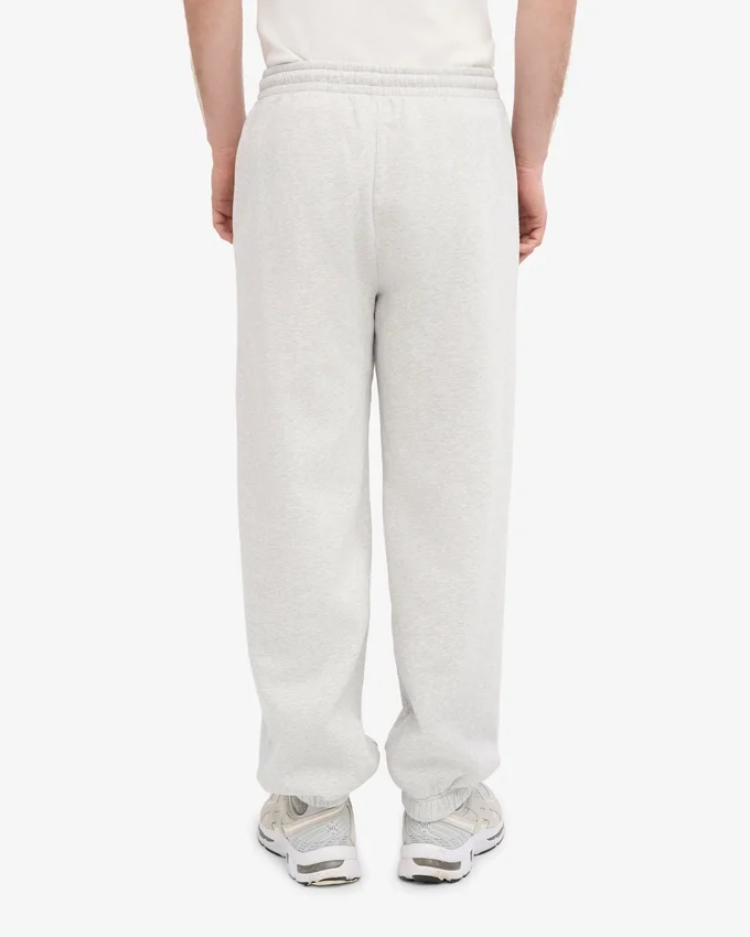 Pantalon de survêtement ample en coton bio - Mélange neige