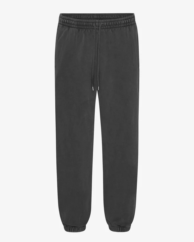 Pantalon de survêtement ample en coton bio - Noir délavé
