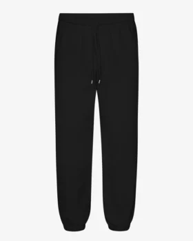 Pantalon de survêtement ample en coton bio - Noir intense