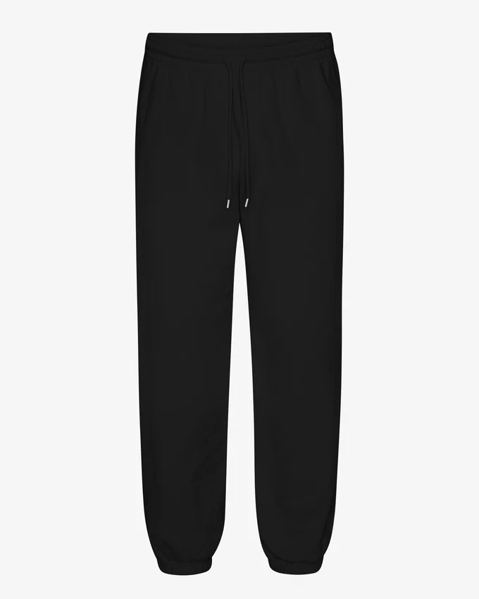 Pantalon de survêtement ample en coton bio - Noir intense