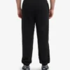 Pantalon de survêtement ample en coton bio - Noir intense