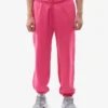 Pantalon de survêtement ample en coton bio - Rose bubble-gum