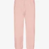 Pantalon de survêtement ample en coton bio - Rose délavé