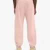 Pantalon de survêtement ample en coton bio - Rose délavé