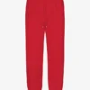 Pantalon de survêtement ample en coton bio - Rouge écarlate