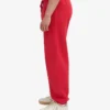 Pantalon de survêtement ample en coton bio - Rouge écarlate