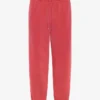 Pantalon de survêtement ample en coton bio - Rouge délavé
