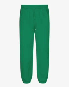 Pantalon de survêtement ample en coton bio - Vert Kelly