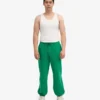 Pantalon de survêtement ample en coton bio - Vert Kelly