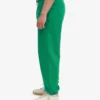Pantalon de survêtement ample en coton bio - Vert Kelly