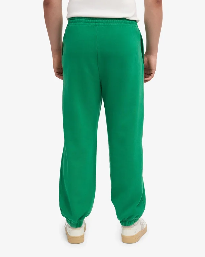 Pantalon de survêtement ample en coton bio - Vert Kelly
