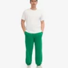 Pantalon de survêtement ample en coton bio - Vert Kelly