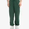 Pantalon de survêtement ample en coton bio - Vert émeraude