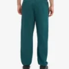 Pantalon de survêtement ample en coton bio - Vert océan