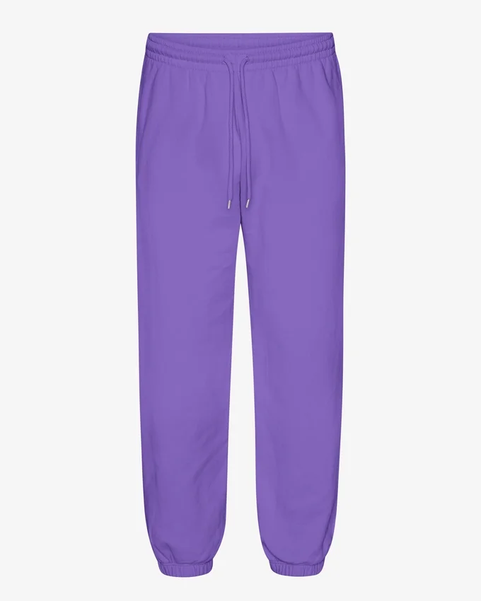 Pantalon de survêtement ample en coton bio - Violet ultra