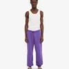 Pantalon de survêtement ample en coton bio - Violet ultra