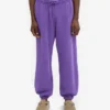 Pantalon de survêtement ample en coton bio - Violet ultra