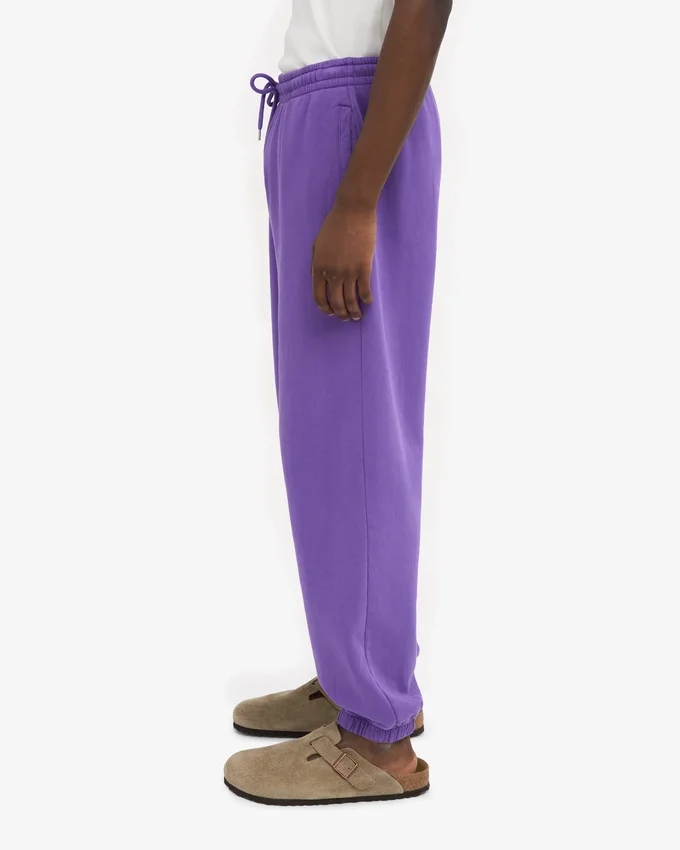 Pantalon de survêtement ample en coton bio - Violet ultra