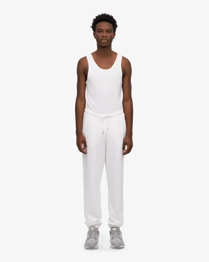 Pantalon de survêtement bio - Blanc optique