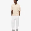 Pantalon de survêtement bio - Blanc optique