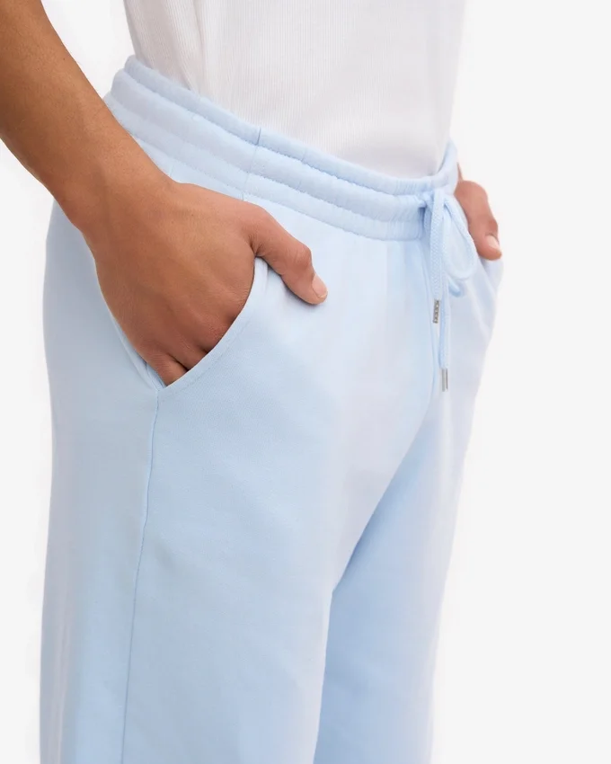 Pantalon de survêtement bio - Bleu polaire