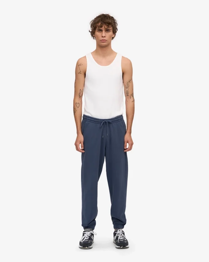 Pantalon de survêtement bio - Bleu pétrole