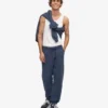 Pantalon de survêtement bio - Bleu pétrole