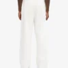 Pantalon de survêtement bio à coupe droite - Blanc optique
