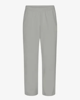 Pantalon de survêtement bio à coupe droite - Bleu acier