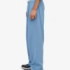 Pantalon de survêtement bio à coupe droite - Bleu bord de mer