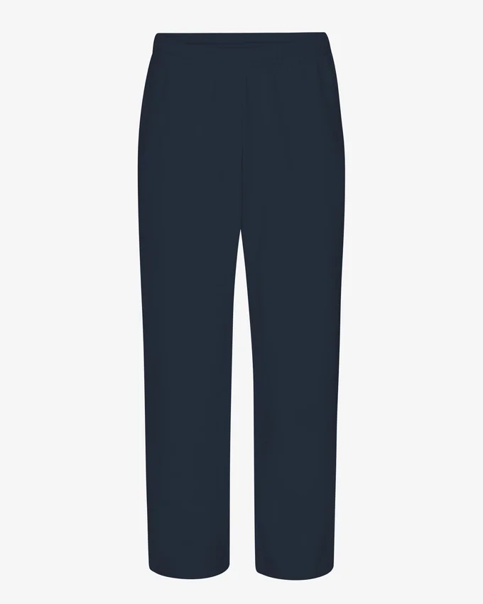 Pantalon de survêtement bio à coupe droite - Bleu marine