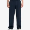Pantalon de survêtement bio à coupe droite - Bleu marine