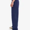 Pantalon de survêtement bio à coupe droite - Bleu marine