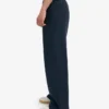 Pantalon de survêtement bio à coupe droite - Bleu marine