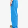 Pantalon de survêtement bio à coupe droite - Bleu Pacifique