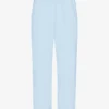 Pantalon de survêtement bio à coupe droite - Bleu polaire