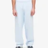 Pantalon de survêtement bio à coupe droite - Bleu polaire