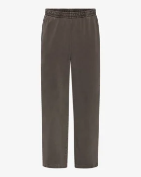 Pantalon de survêtement bio à coupe droite - Boue délavée