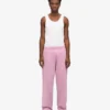 Pantalon de survêtement bio à coupe droite - Fleur de cerisier