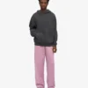 Pantalon de survêtement bio à coupe droite - Fleur de cerisier