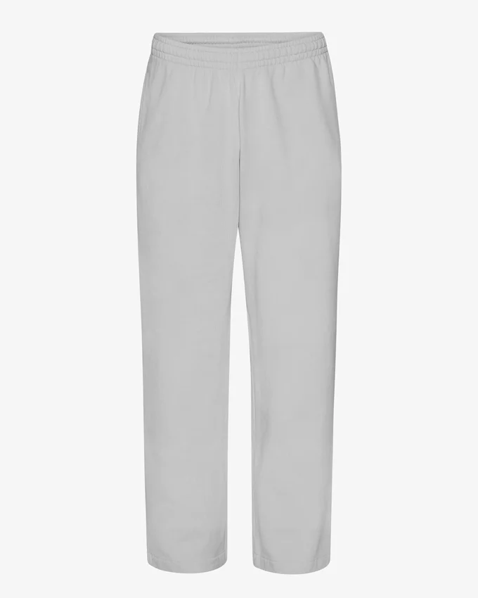 Pantalon de survêtement bio à coupe droite - Gris délavé