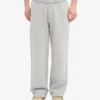 Pantalon de survêtement bio à coupe droite - Gris délavé