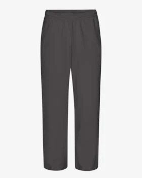 Pantalon de survêtement bio à coupe droite - Gris lave