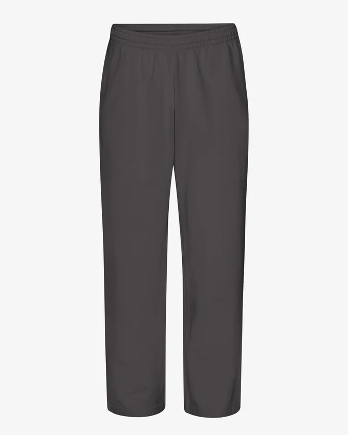 Pantalon de survêtement bio à coupe droite - Gris lave