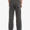 Pantalon de survêtement bio à coupe droite - Gris lave