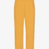 Pantalon de survêtement bio à coupe droite - Jaune brûlé